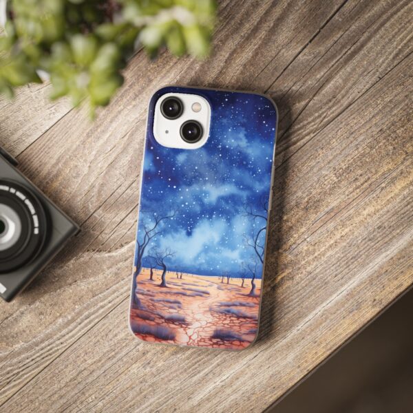 Milky Way Over Desert Dunes Flexi Case - Image 11