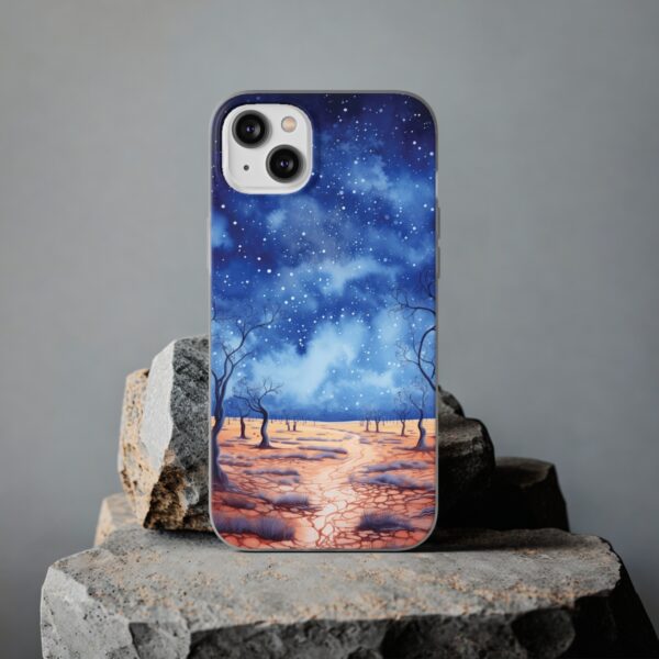 Milky Way Over Desert Dunes Flexi Case
