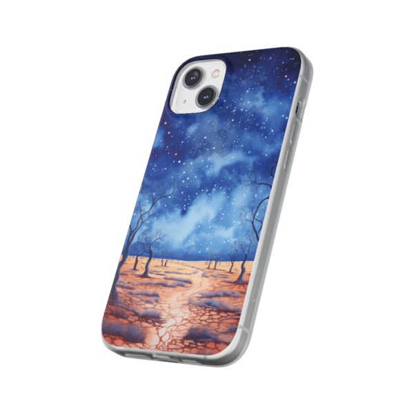 Milky Way Over Desert Dunes Flexi Case - Image 4