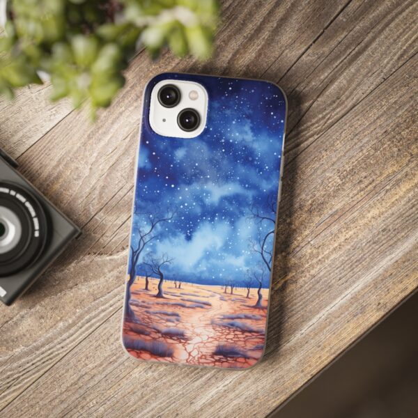 Milky Way Over Desert Dunes Flexi Case - Image 2