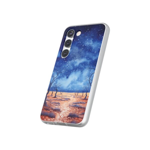 Milky Way Over Desert Dunes Flexi Case - Image 13