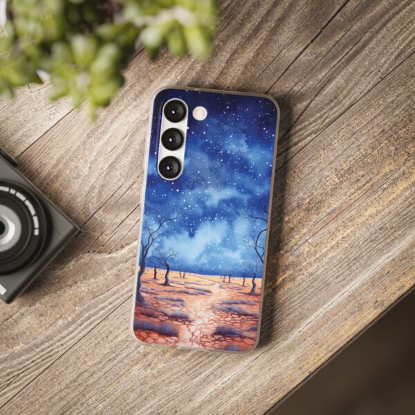 Milky Way Over Desert Dunes Flexi Case - Image 14