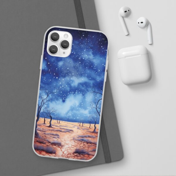 Milky Way Over Desert Dunes Flexi Case - Image 7