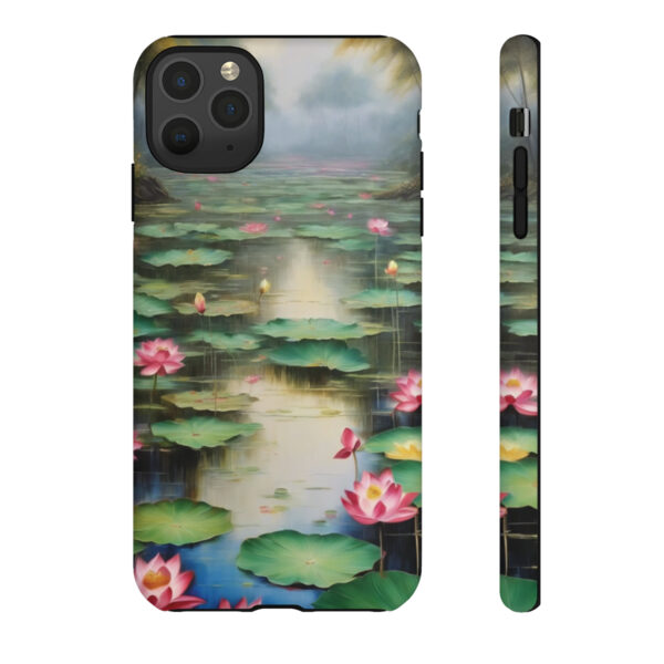 Lotus Pond Oil Painting Tough Case - Image 3