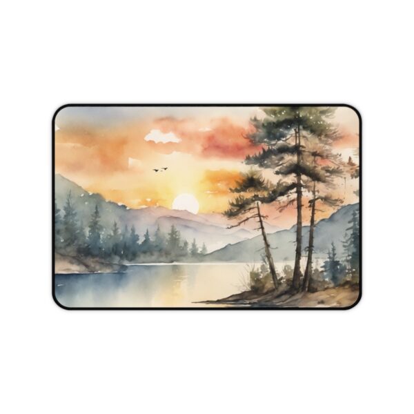 Serene Lake Watercolour Mouse Pad - Image 6