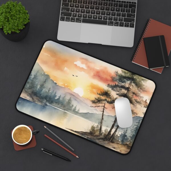 Serene Lake Watercolour Mouse Pad - Image 9