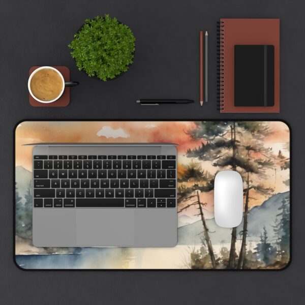 Serene Lake Watercolour Mouse Pad - Image 4
