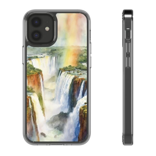 Rainbow Waterfall Clear Case - Image 2