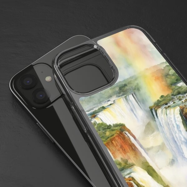 Rainbow Waterfall Clear Case - Image 3
