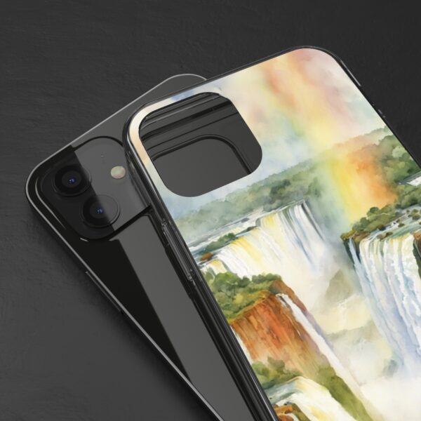 Rainbow Waterfall Clear Case - Image 4