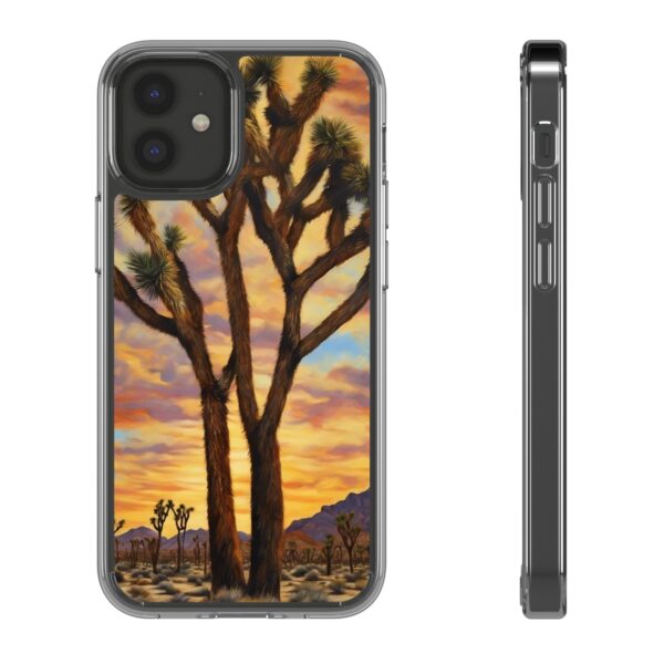 Joshua Tree Oil Painting Clear Case - Image 3