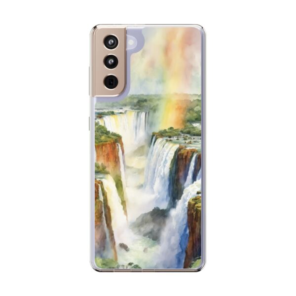 Rainbow Waterfall Clear Case - Image 6