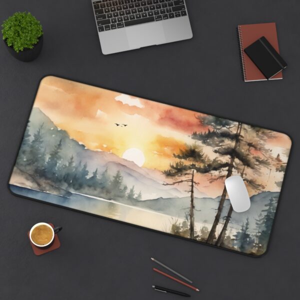 Serene Lake Watercolour Mouse Pad - Image 14