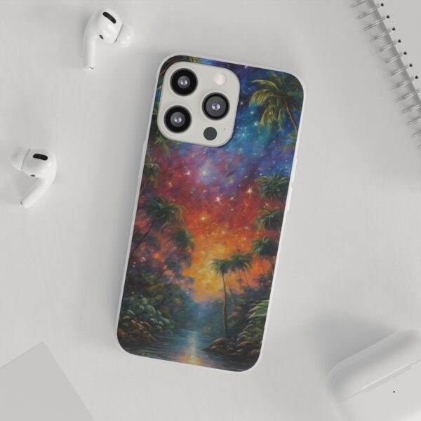 Stary Night At The Celestial Jungle Flexi Case - Image 4