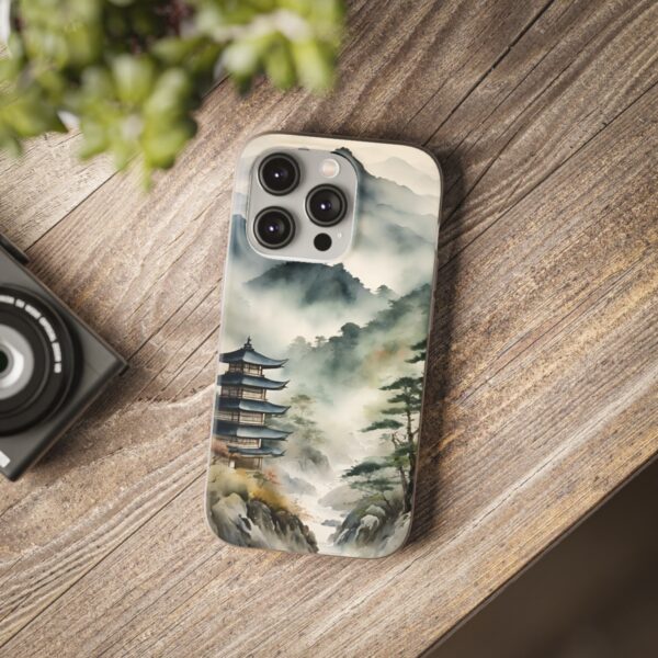 Japanese Misty Mountains Flexi Case