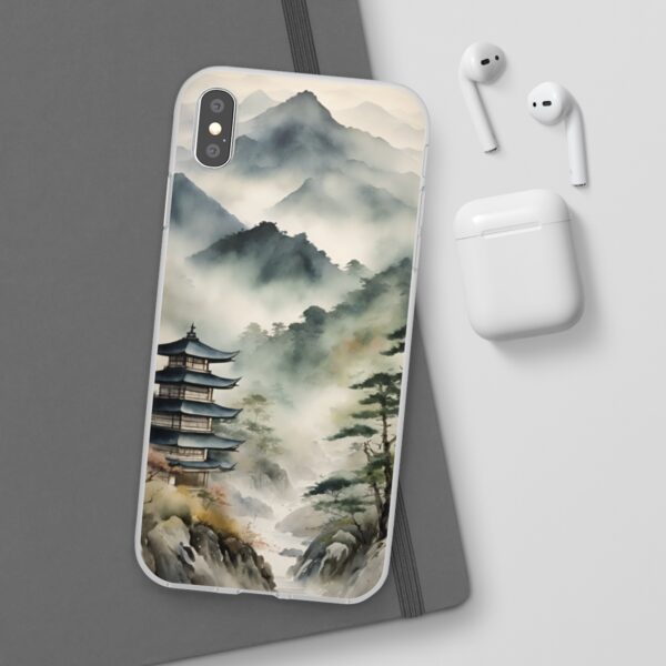 Japanese Misty Mountains Flexi Case - Image 4