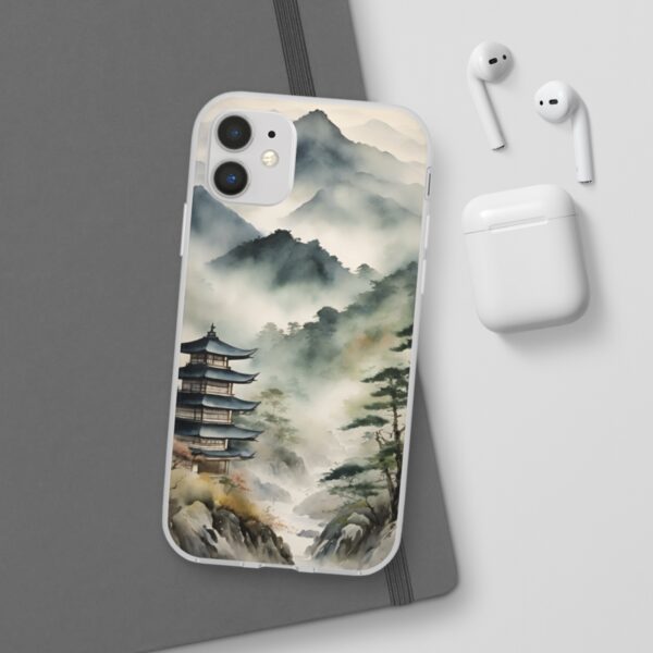 Japanese Misty Mountains Flexi Case - Image 7