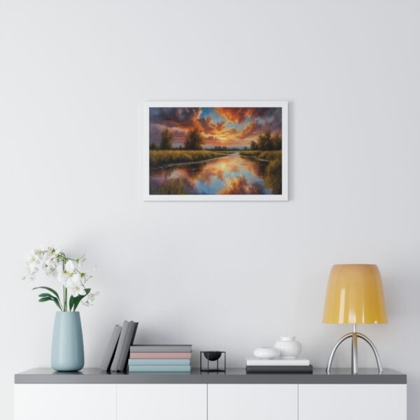Majestic River Landscape Framed Poster - Image 7