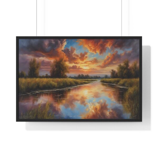 Majestic River Landscape Framed Poster - Image 6