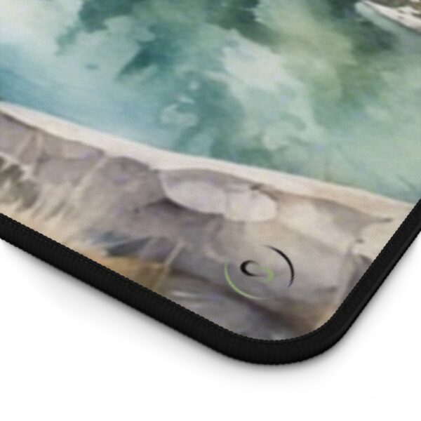 Crystal Clear Alpine Lake Watercolour Mouse Pad - Image 8