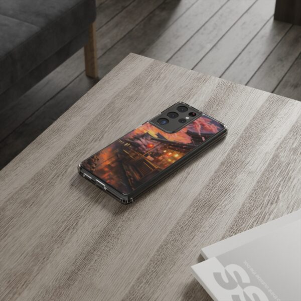 Watercolour Ramen Shop Clear Case - Image 3
