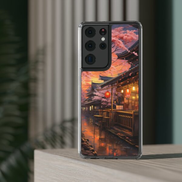Watercolour Ramen Shop Clear Case
