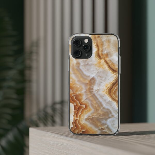 Onyx Gem Stone Clear Case