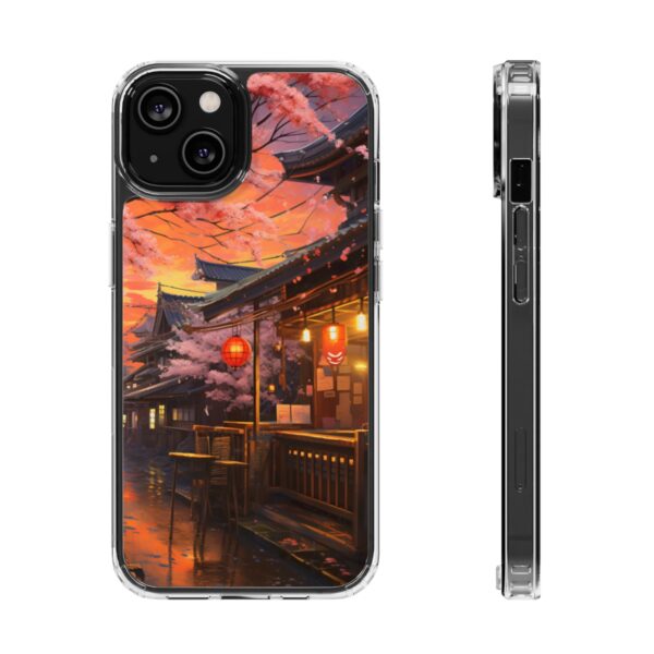 Watercolour Ramen Shop Clear Case - Image 4