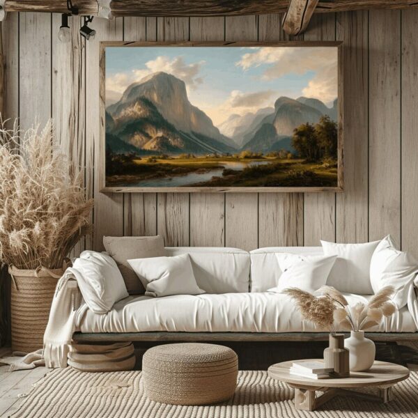 Vintage Mountain River Printable Wall Art - Image 4