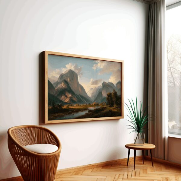 Vintage Mountain River Printable Wall Art - Image 5