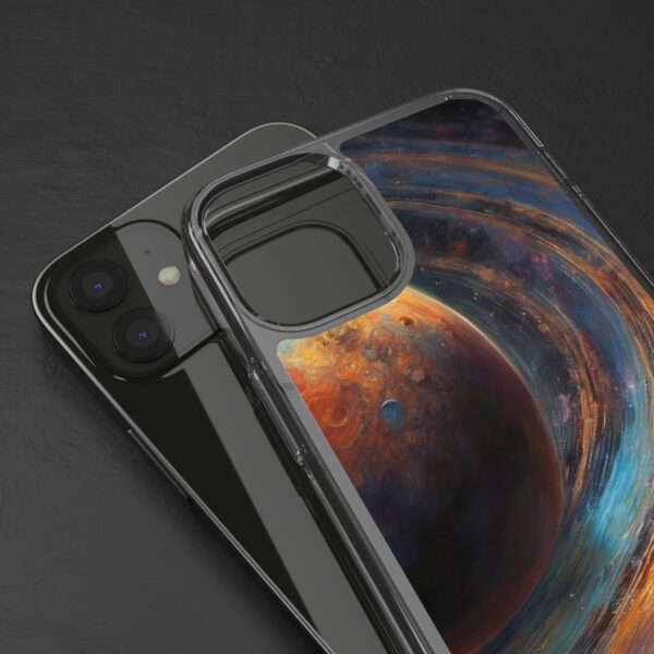 Planetary Rings Oil Painting Phone Case - Image 5