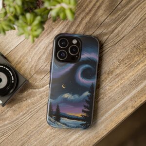 Swirling Aurora Tough Phone Case
