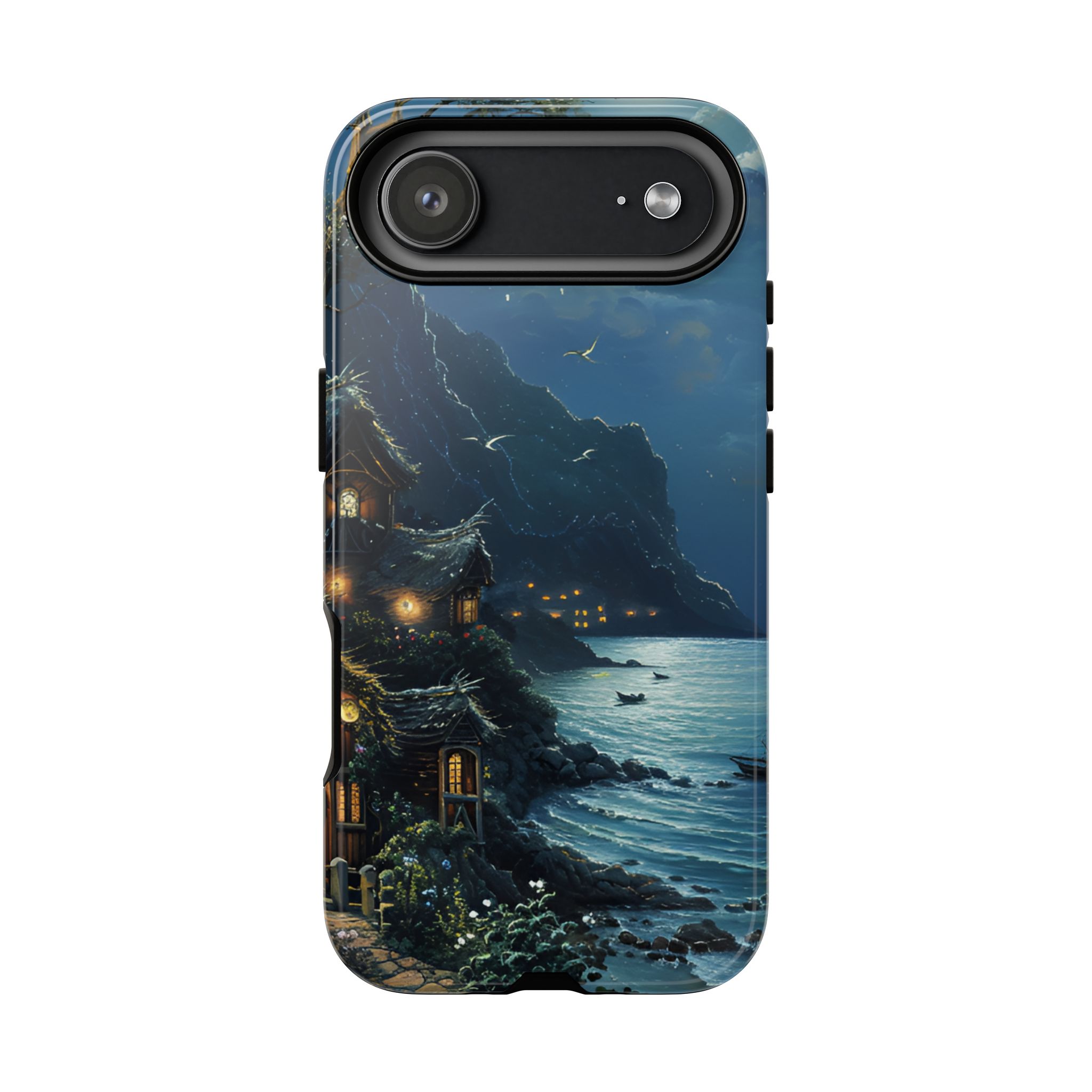 Celestial Fishing Village Tough Phone Case - Image 9