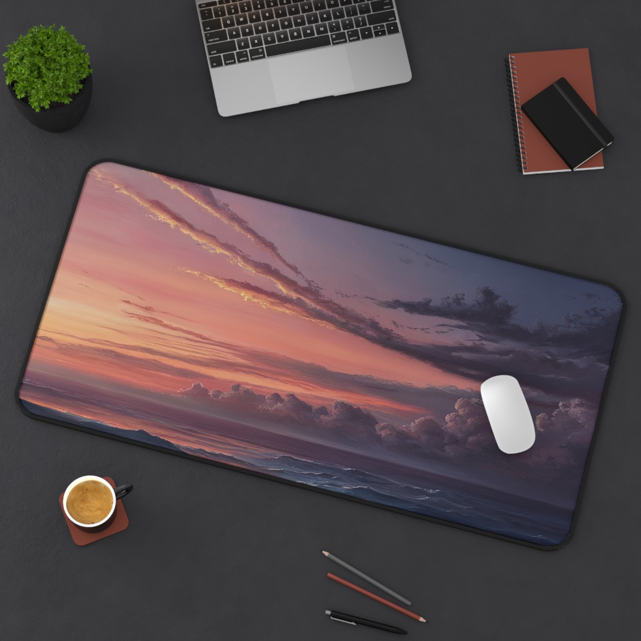Oil Painting Sunset Escape Mousepad - Image 7