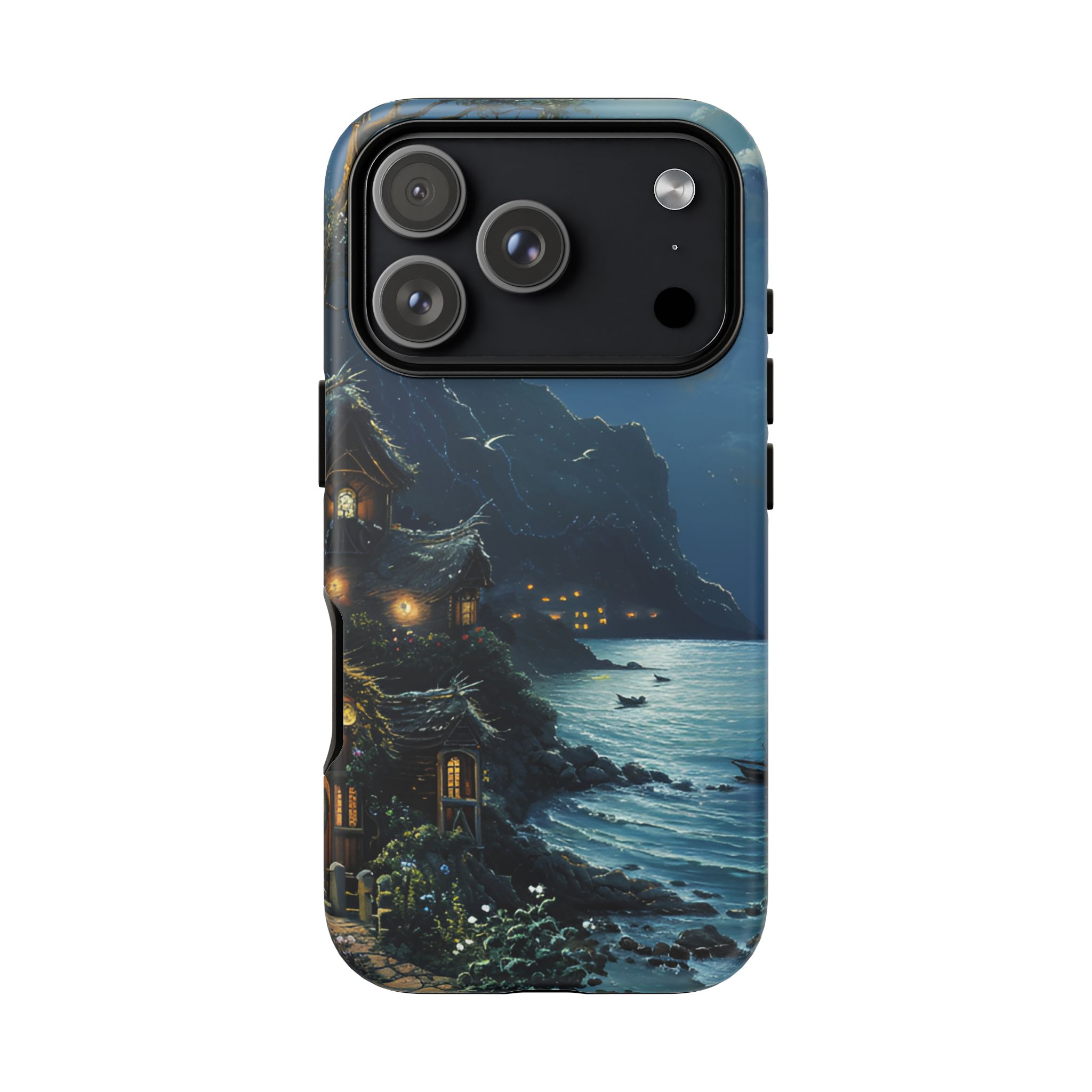 Celestial Fishing Village Tough Phone Case - Image 10