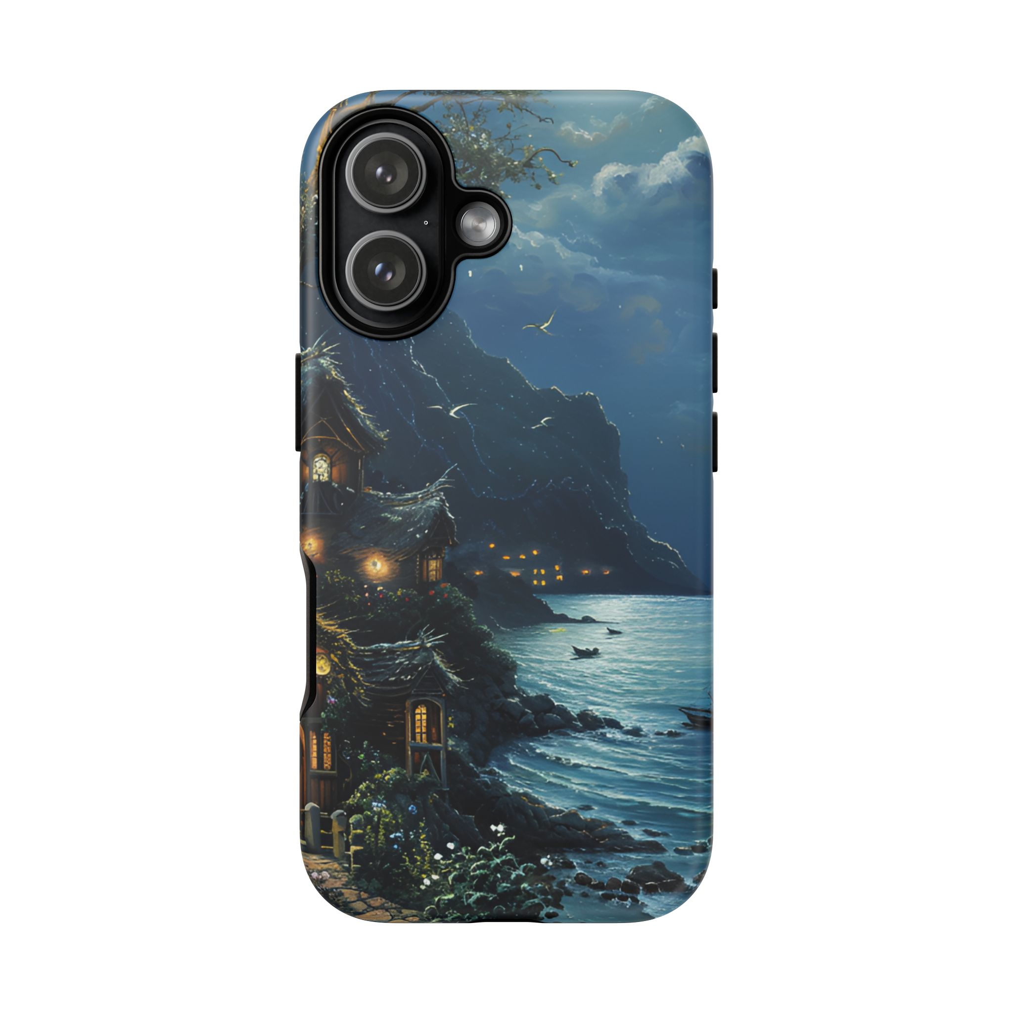 Celestial Fishing Village Tough Phone Case - Image 8