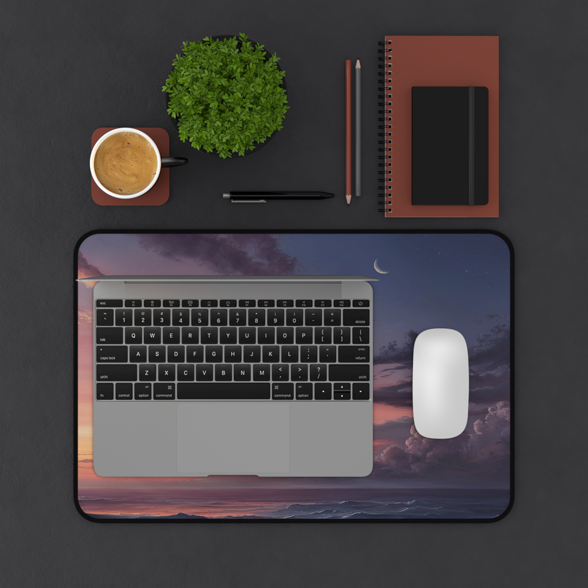 Oil Painting Sunset Escape Mousepad - Image 2