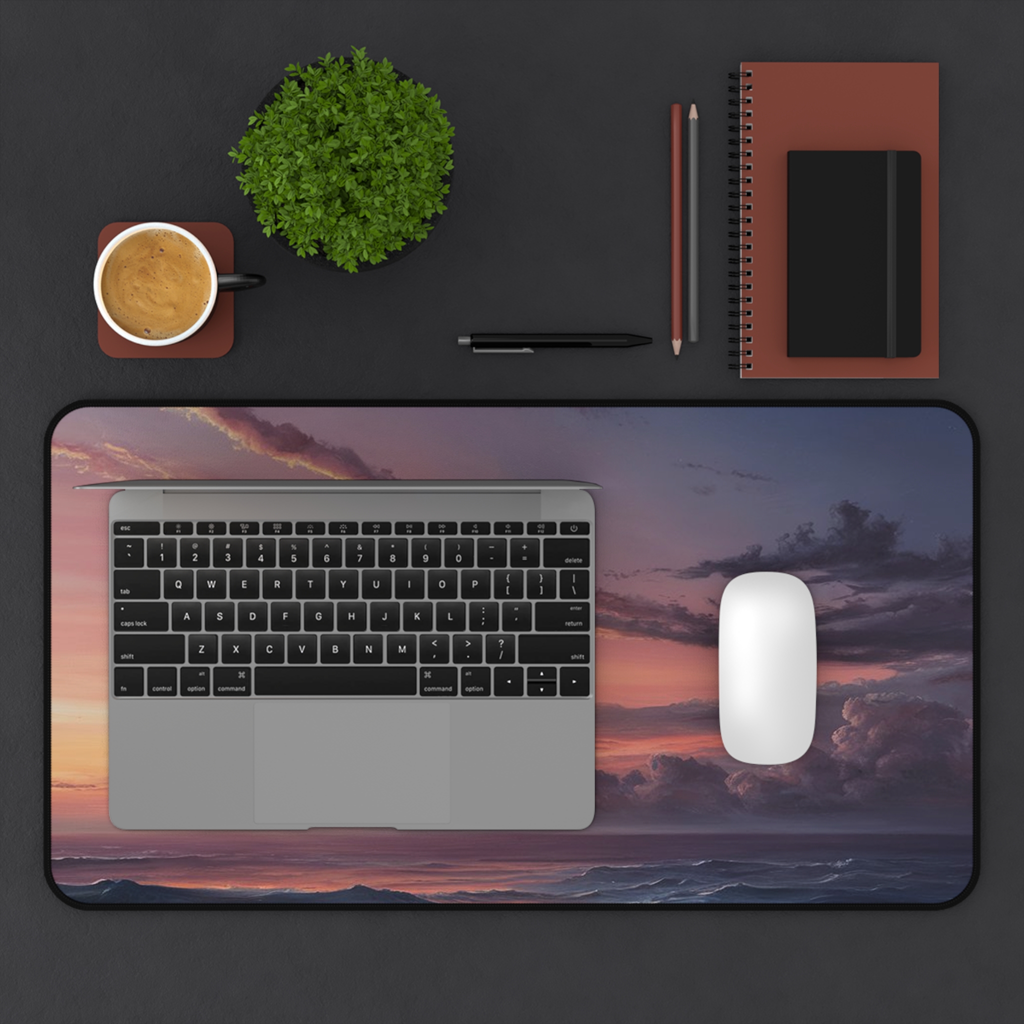 Oil Painting Sunset Escape Mousepad - Image 5