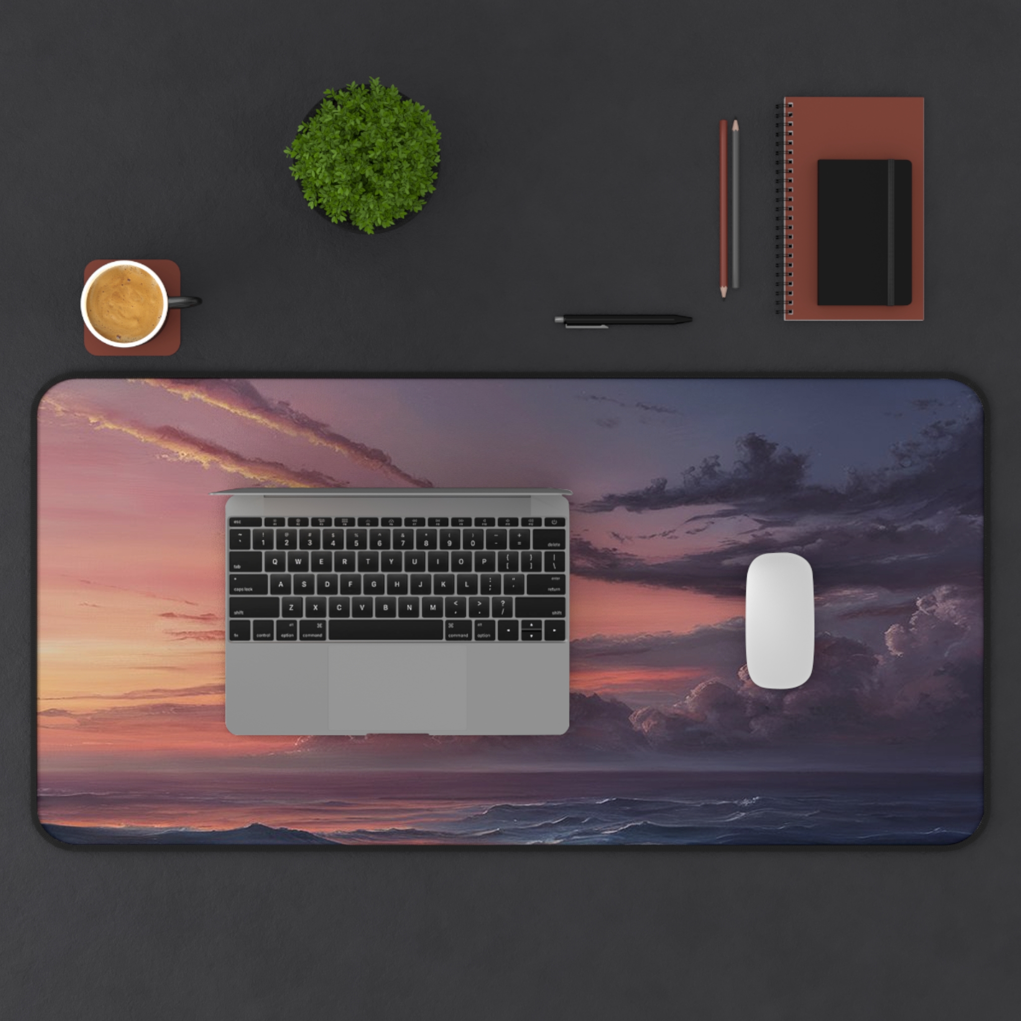 Oil Painting Sunset Escape Mousepad - Image 8